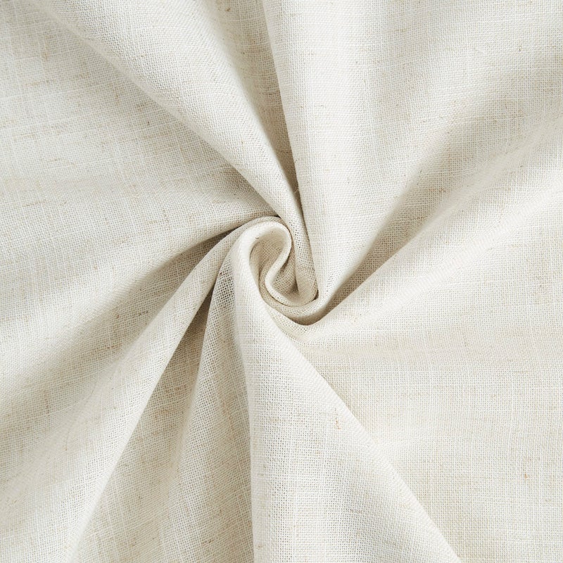 Vision Home Natural Pinch Pleated Full Blackout Curtains Linen Blended Room Darkening Window Curtains 63 inch for Living Room Bedroom Thermal Insulated Pinch Pleat Drapes with Hooks 1 Panel 60""Wx63""L - Image 5